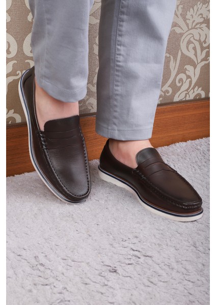 Vittoria Deri Erkek Günlük Ayakkabı Loafer Ayakkabı