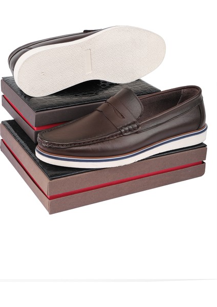 Vittoria Deri Erkek Günlük Ayakkabı Loafer Ayakkabı fırsatları