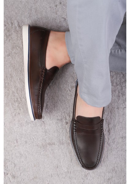 Vittoria Deri Erkek Günlük Ayakkabı Loafer Ayakkabı