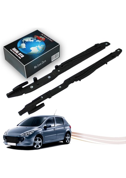 Peugeot 307 2001-... Sunroof Kızak Tamir Takımı -Sert Plastik 816473e001
