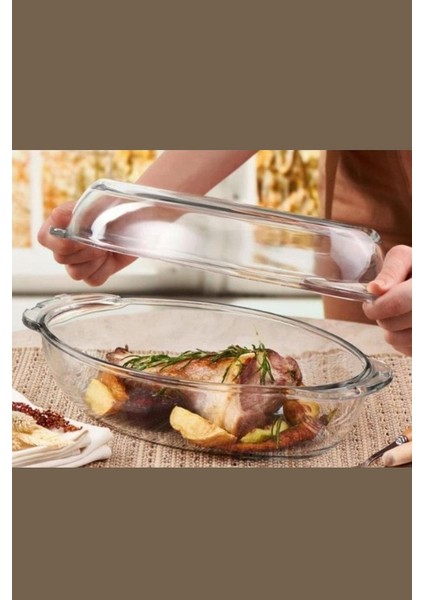 59072 Oval Borcam Kapaklı Tencere 2850 cc. fiyatları