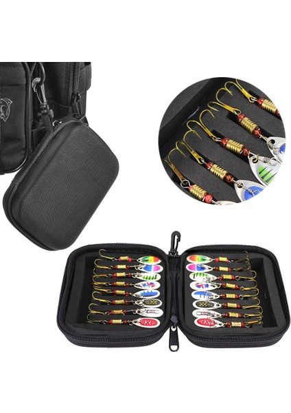 16 Adet Spinners Yemler Kaşık Seti Çanta ile Alabalık Bas Somon Pike Walleye Olta Takımı Aksesuarları (Yurt Dışından) fiyatları