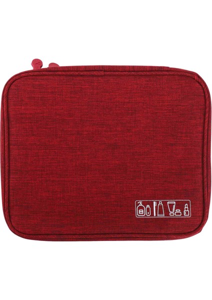 Kırmızı Su Geçirmez Kare Kadın Erkek Makyaj Yıkama Tuvalet Kozmetik Çantası Makyaj Seyahat Seti Organizatör Çantası Şeffaf Aralığı (Yurt Dışından) fiyatları