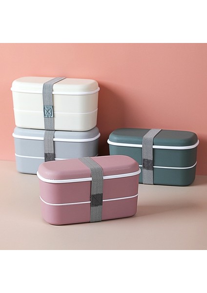 Microwavable 2 Layer Lunch Box With Compartments Leakproof Bento Box Insulated Food Container Lunch Box Pink (Yurt Dışından) fiyatları