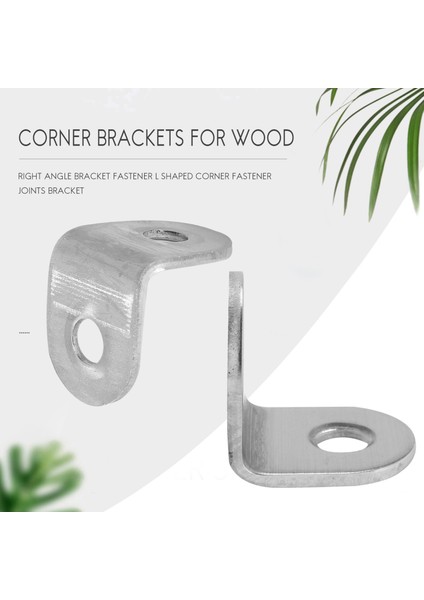 20 Pcs Stainless Steel L Bracket Corner Brace Joint Fastener L Shaped Corner Fastener Joints Bracket (Yurt Dışından)