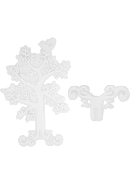 Jewelry Tree Organizer Resin For Resin Casting Ring Holder Silicone For Necklace Earring Display Stand Mold (Yurt Dışından)