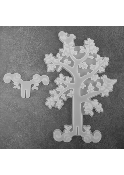 Jewelry Tree Organizer Resin For Resin Casting Ring Holder Silicone For Necklace Earring Display Stand Mold (Yurt Dışından) indirimleri