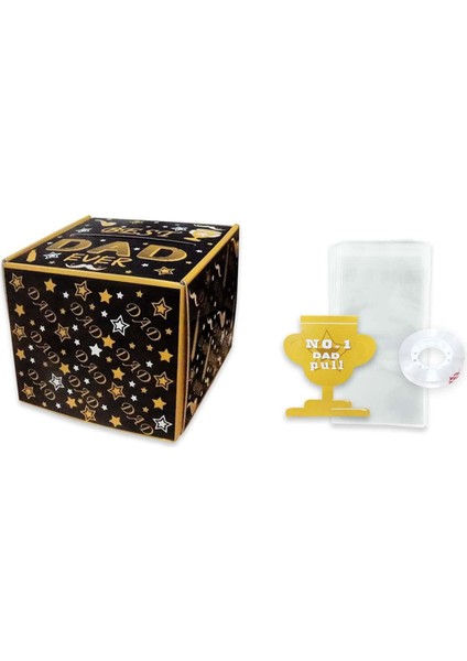 Happy Father's Money Box For Cash Gift Pull, Money Box For Cash With Pull Out Card Dıy Set Surprise Dad Gift Box (Yurt Dışından)