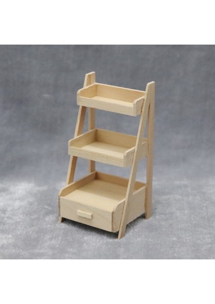 1:12 Dollhouse Mobilya Vintage Üç Katlı Ahşap Çiçek Standı Aperatif Rafı 1:12 Dollhouse Minyatür Aksesuarları (Yurt Dışından) fiyatları