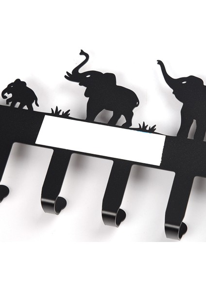 Banyo Için Kapı Üzeri Havlu Askıları, Siyah Kapı Askı Kancası Kapı Giysileri Için Havlu Askısı 8 Kancalı Anahtar Çanta Askısı (Yurt Dışından) modelleri