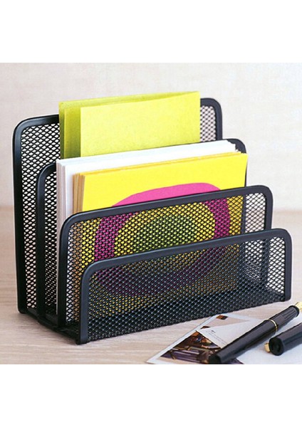 12PCS Metal Masa Organizasyonu Kalem Tutucu Organizatör Ofis Kalem Sahipleri Çok Fonksiyonlu Depolama Siyah Metal Örgü (Yurt Dışından) fiyatları