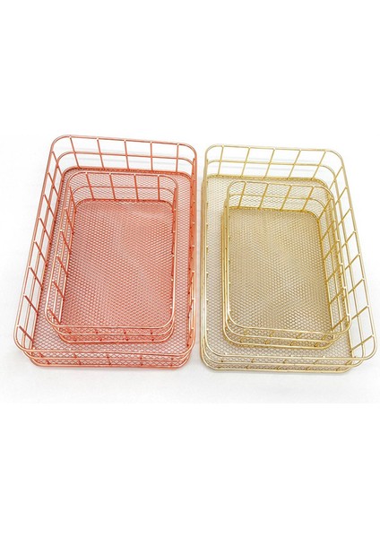 Iskandinav Metal Tel Depolama Sepeti Ofis Masaüstü Çeşitli Eşyalar Makyaj Fırçaları Tutucu Masa Kozmetik Organizatör Demir Sepet B (Yurt Dışından) fiyatları