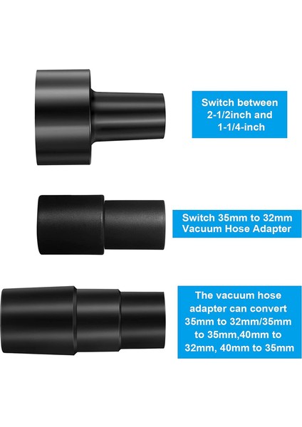 6 Pieces Universal Vacuum Hose Adapter Wet Dry Vacuum Converter Reducer Attachments For Vacuum Cleaner (Yurt Dışından)