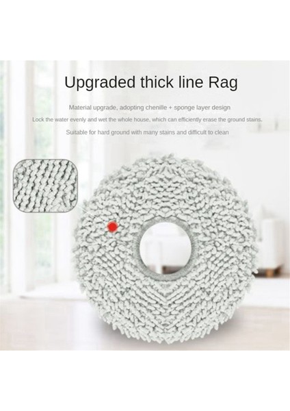 7pcs For M9 Robot Vacuum Cleaner Replacement Spare Parts Main Side Brush Hepa Filter Mop Cloth Dust Bag (Yurt Dışından) modelleri