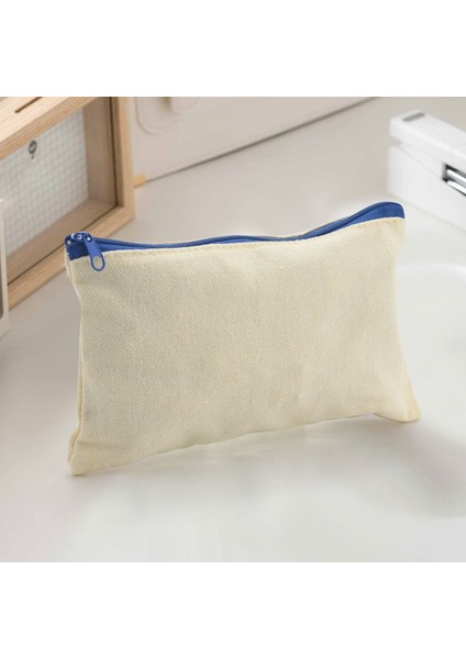 40 Pcs Canvas Zipper Bags Pencil Pouch Makeup Bags Blank Canvas Pencil Case Cosmetic Bag For Travel Dıy Craft School (S) (Yurt Dışından) fırsatları
