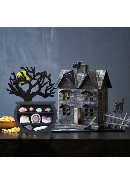 Oturma Odası Dekorasyonunda Kullanılan Ahşap Çerçeve, Cam Esansiyel Yağ Depolama Rafı, Duvar Düzenleyici (Yurt Dışından) indirimleri