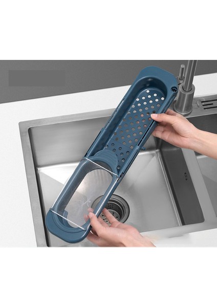 Teleskopik Lavabo Organizatör Tepsi Sünger Tutucu Sabun Havlu Saklama Sepeti Drenaj Raf Lavabo Drenaj Raf Mutfak Aksesuarları (Yurt Dışından) fiyatları