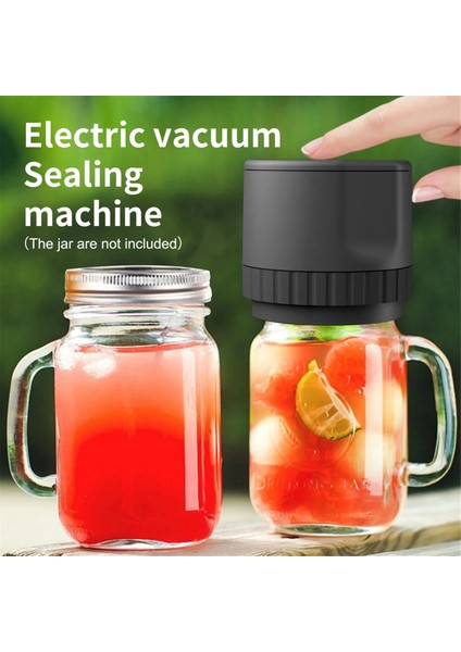 Elektrikli Mason Kavanoz Vakum Mühürleyen Kavanoz Vakum Mühürleyen Konserve Kavanozları Için + Iki Tip Mason Kapakları Gıda Depolama Fermantasyon-A (Yurt Dışından) modelleri