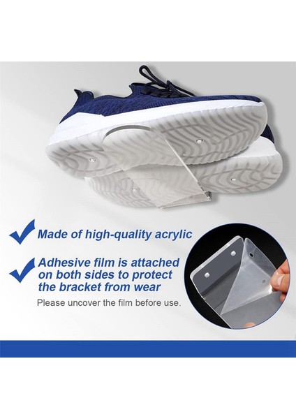 Floating Shoe Display Stand - 12 Shoe Shelf For Wall - Sneaker Levitation Display Shoe Wall Shelf (Yurt Dışından)