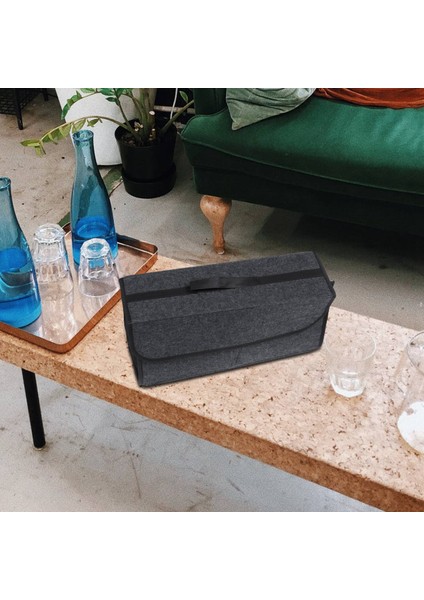 Araba Keçe Saklama Kutusu Bagaj Çantası Araç Alet Kutusu Çok Kullanımlı Aletler Organizatör Çantası Halı Katlanır Otomobil Iç Aksesuarları (Yurt Dışından) indirimleri