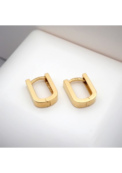 Geste Jewellery Minimalist U Halka Küpe