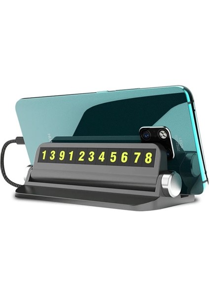 Araç Içi Park Numaratörü Aç Kapa Sistem Telefon Standlı Numaratör Fosforlu