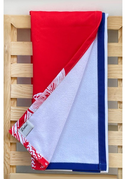 Yelken Desenli Çizgili Plaj Havlusu 75X 150CM fırsatları