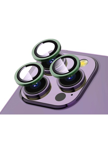 iPhone 13 Pro Max Uyumlu Zore Cl-12 Premium Safir Parmak İzi Bırakmayan Anti-Reflective Kamera Lens Koruyucu