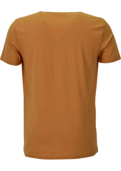 Erkek Sıfır Yaka Pano Baskılı T-Shirt BGL-ST03832