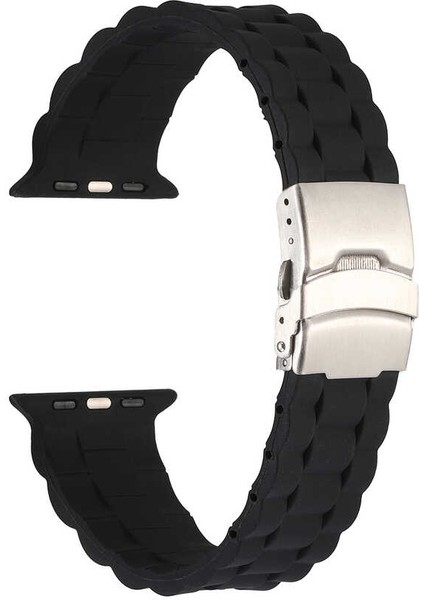 Watch Ultra 49MM Kordon Krd-72 Uyumlu Strap Kayış Zore - Siyah