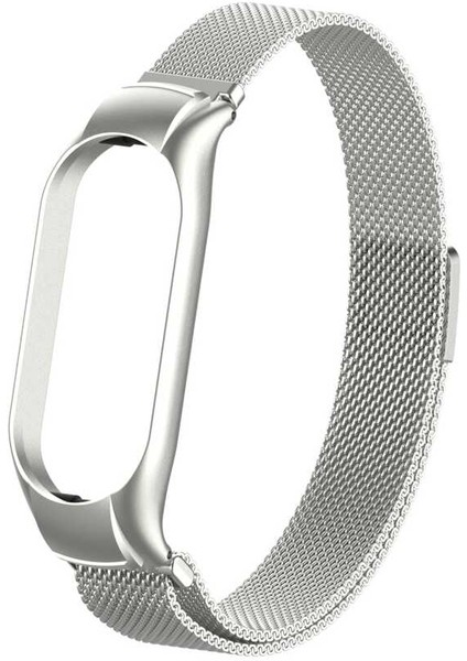 Xiaomi Mi Band 7 Uyumlu Krd-01 Metal Kordon Zore - Gold