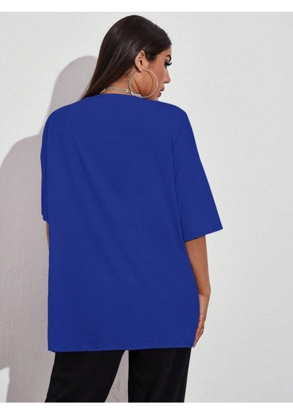 Kadın Basic Düz Baskızı 4'lü Bisiklet Yaka Salaş Oversize Boyfriend Kırmızı, Siyah, Beyaz, Gri T-Shirt fiyatları