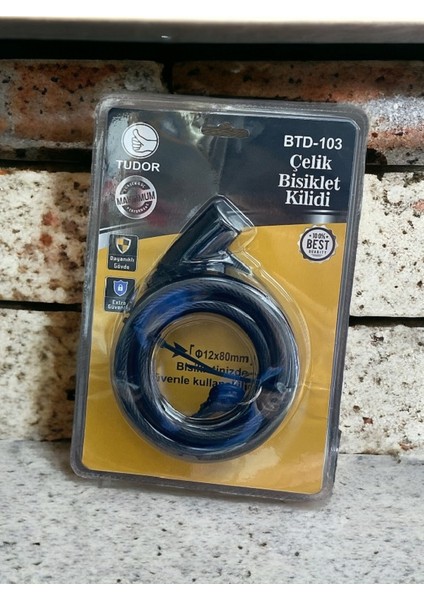 Bisiklet Kiliti, Çelik Halat Kilit, Sağlam Gövde, Extra Güvenlik