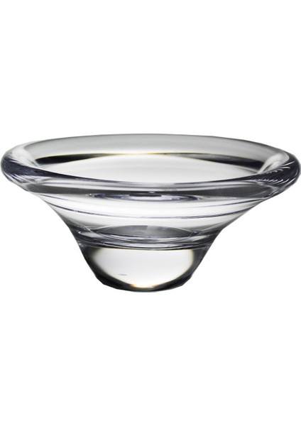 El İmalatı Kristal Oval Kalın Kase 1 Adet 16992