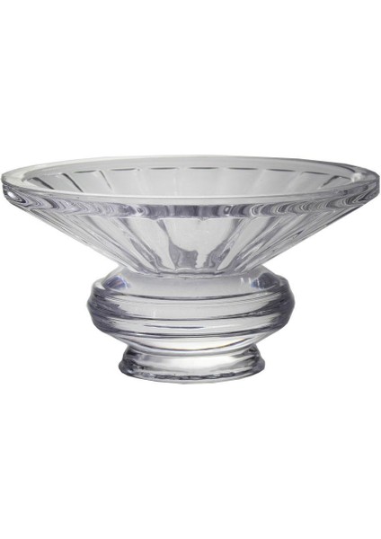 Kristal El İmalatı Gravurlu Ayak Oval Kase 24244