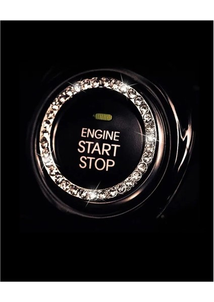 Taş Kaplı Start Stop Tuşu Çerçevesi
