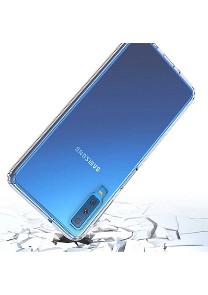 - Galaxy A7 2018 Uyumlu Kılıf Kenar Köşe Korumalı Nitro Anti Shock Silikon