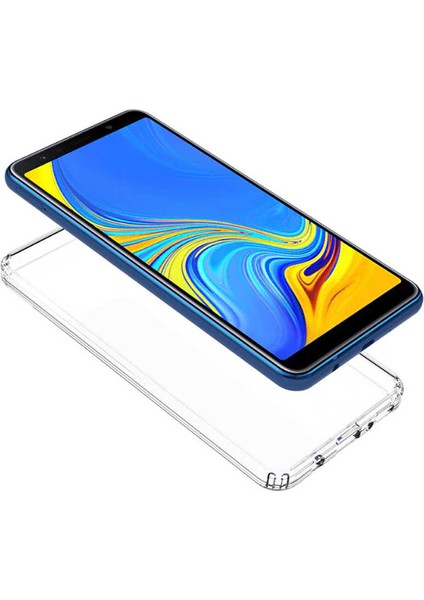 - Galaxy A7 2018 Uyumlu Kılıf Kenar Köşe Korumalı Nitro Anti Shock Silikon