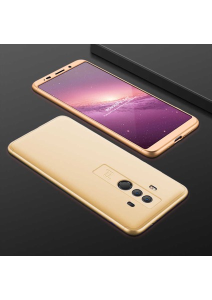 - Huawei Mate 10 Pro - Kılıf 3 Parçalı Parmak Izi Yapmayan Sert Ays Kapak