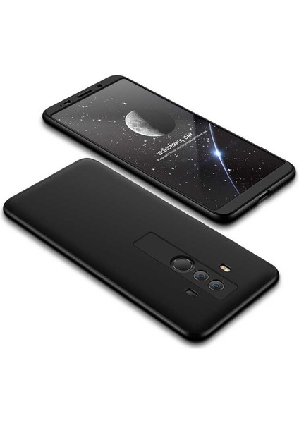 - Huawei Mate 10 Pro Uyumlu Kılıf 3 Parçalı Parmak Izi Yapmayan Sert Ays Kapak