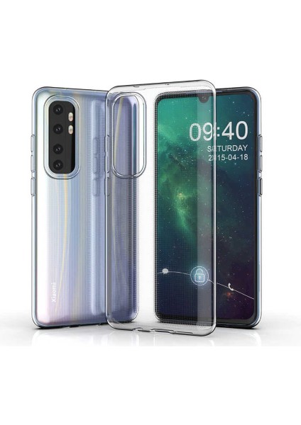 - Xiaomi Mi Note 10 Lite Uyumlu Kılıf Esnek Soft Slim Fit Süper Silikon Kapak