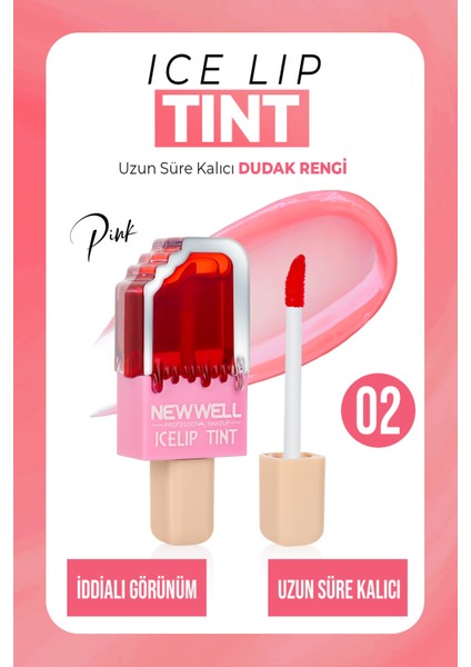 New Well Ice Lip Tint Pink 02 6 ml