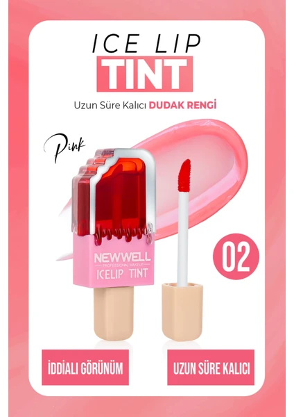 New Well Ice Lip Tint Pink 02 6 ml