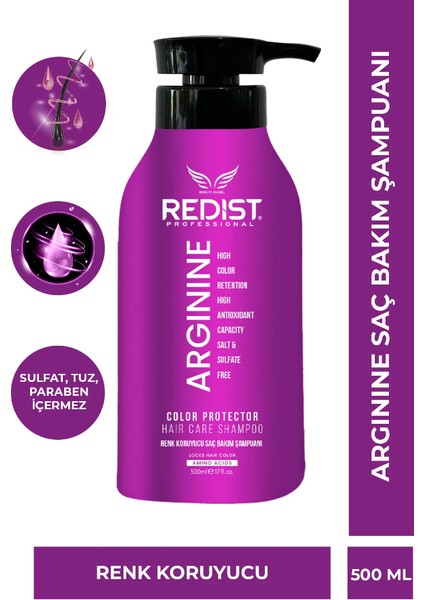Arginine Saç Bakım Şampuanı 500 ml ( Renk Koruyucu)