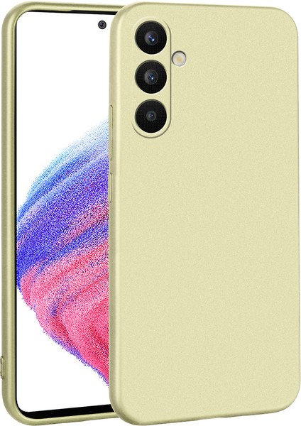 - Galaxy A34 Uyumlu Kılıf Mat Renkli Esnek Premier Silikon Kapak