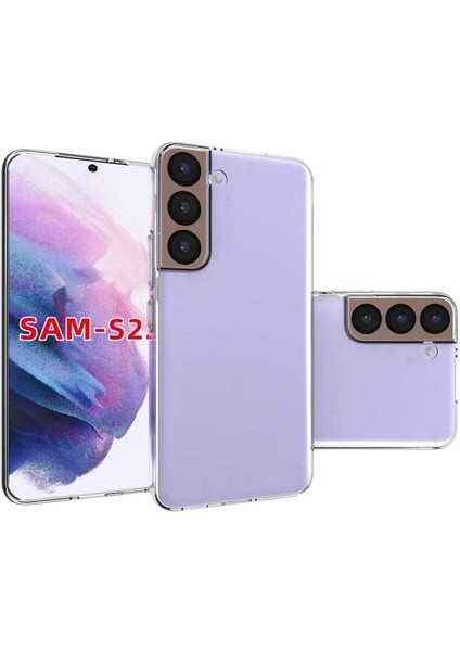 - Galaxy S22 Uyumlu Kılıf Esnek Soft Slim Fit Süper Silikon Kapak