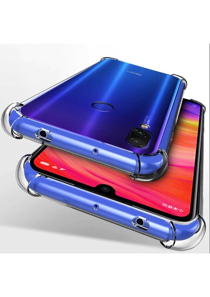 - Xiaomi Redmi Note 7 Uyumlu Kılıf Kenar Köşe Korumalı Nitro Anti Shock Silikon