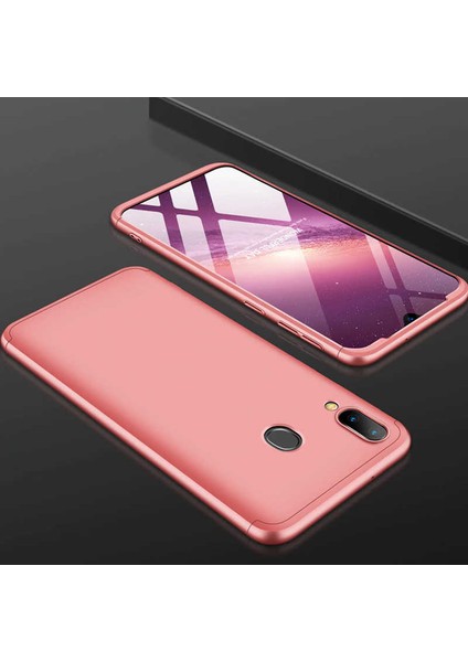 - Huawei P Smart 2019 (Potuyumlulx1) - Kılıf 3 Parçalı Parmak Izi Yapmayan Sert Ays Kapak