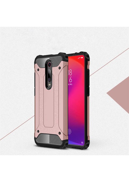 - Xiaomi Mi 9t / Mi 9t Pro Uyumlu Kılıf Çift Katman Zırh Tank Crash Military Kapak