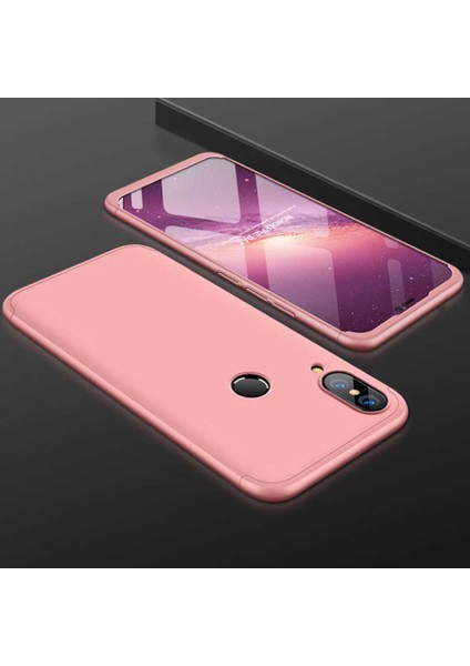 - Huawei P20 Lite Uyumlu Kılıf 3 Parçalı Parmak Izi Yapmayan Sert Ays Kapak